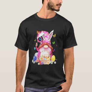Easter Bunny Spring Gnome Easter Egg Hunting And B T-Shirt