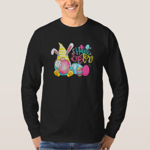 Easter Bunny Spring Gnome Easter Egg Hunting And B T-Shirt