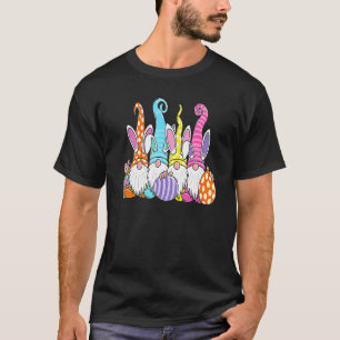 Easter Bunny Spring Gnome Easter Egg Hunting And B T-Shirt