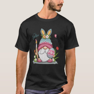 Easter Bunny Spring Gnome Easter Egg Hunting And B T-Shirt