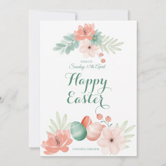 Easter Bunny Spring Party Invitation