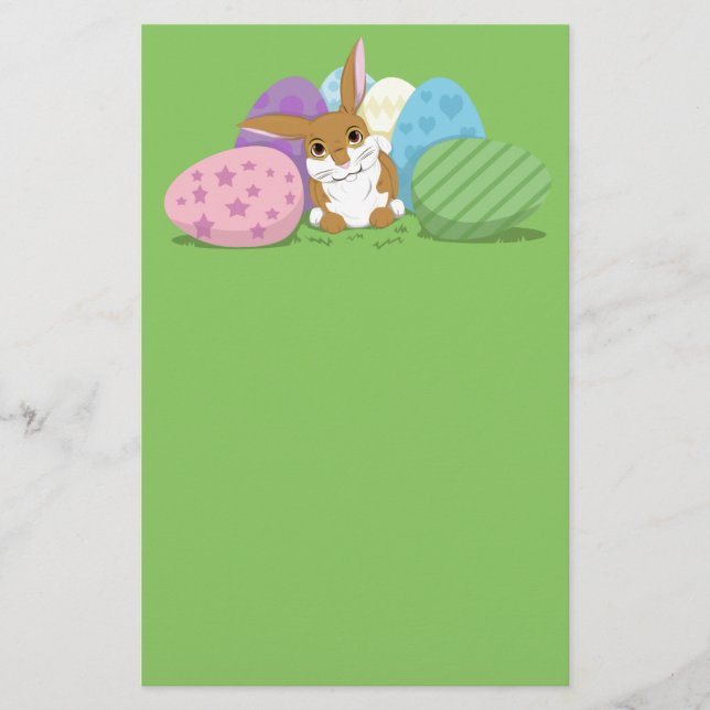Easter Bunny Stationery (Front)