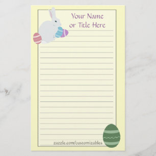 Easter Bunny Stationery