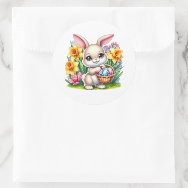Easter Bunny Stickers (Sac)