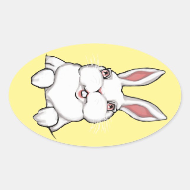 Easter Bunny Stickers Custom Easter Stickers (Front)