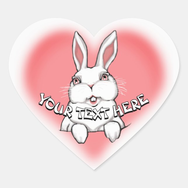 Easter Bunny Stickers Custom Easter Stickers (Front)