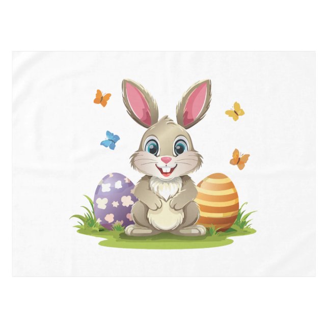 Easter bunny tablecloth (Front (Horizontal))