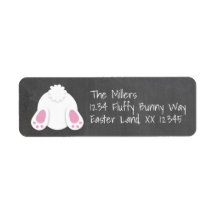 Easter Bunny Tail Return Address