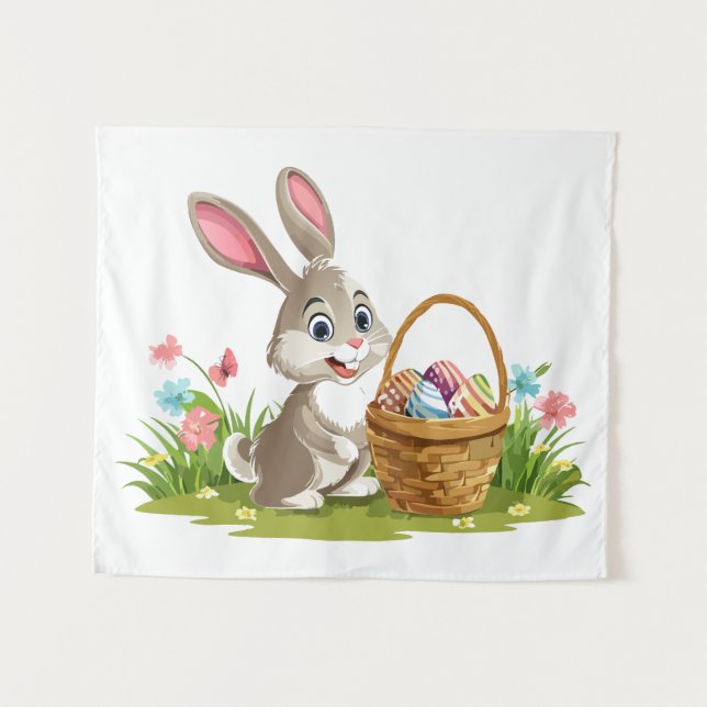 Easter bunny tapestry (Front (Horizontal))