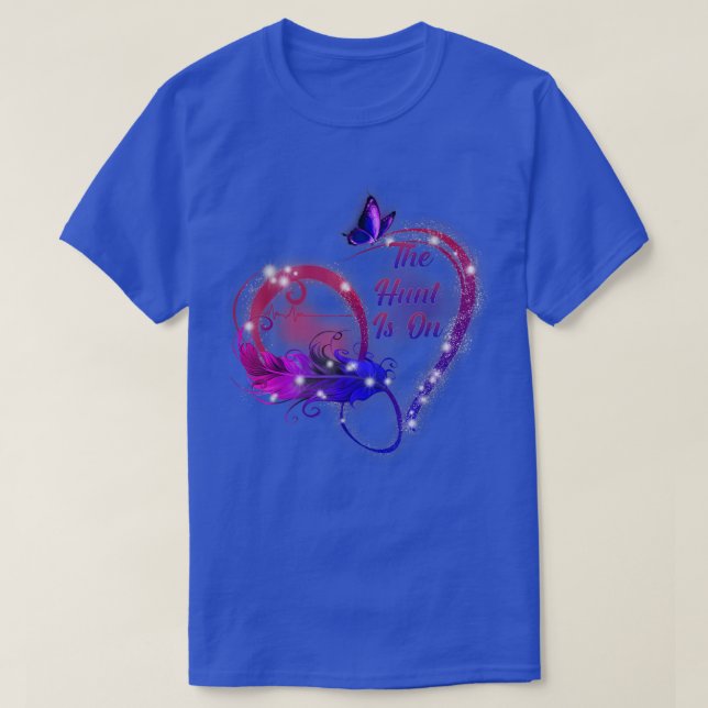 Easter Bunny The Hunt Is On Sarcastic Funny  T-Shirt (Design Front)