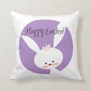 Easter Bunny Throw Pillow