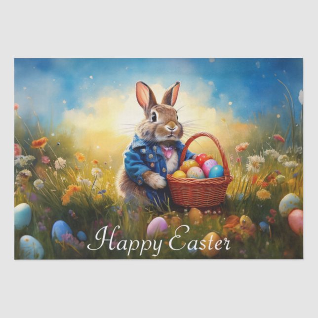 Easter Bunny  Tissue Paper (Front)