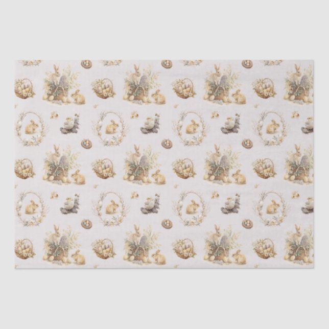Easter Bunny Tissue Paper (Front)