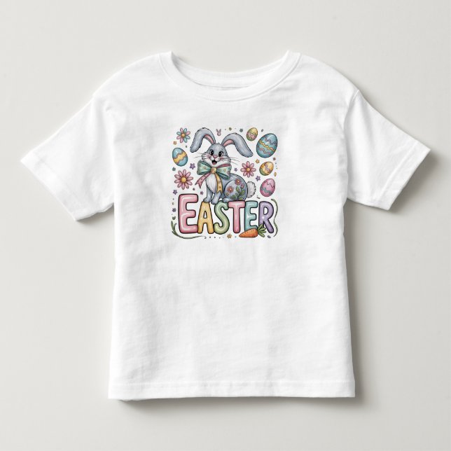 Easter Bunny Toddler T-shirt (Front)