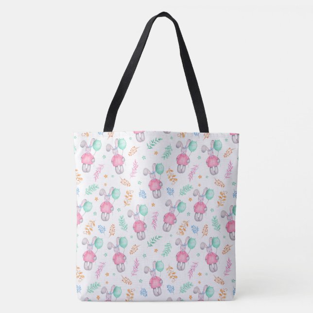 Easter Bunny Tote Bag (Front)