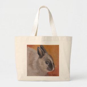 Easter Bunny Tote Bag by Marie Theron (giant size)
