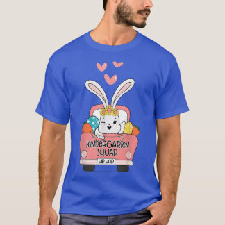 Easter Bunny Truck Rabbit Kindergarten Squad T-Shirt
