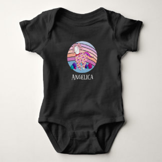 Easter Bunny Unicorn in Bunny Suit Bunnicorn Baby Bodysuit