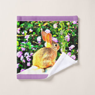 Easter Bunny Wash Cloth