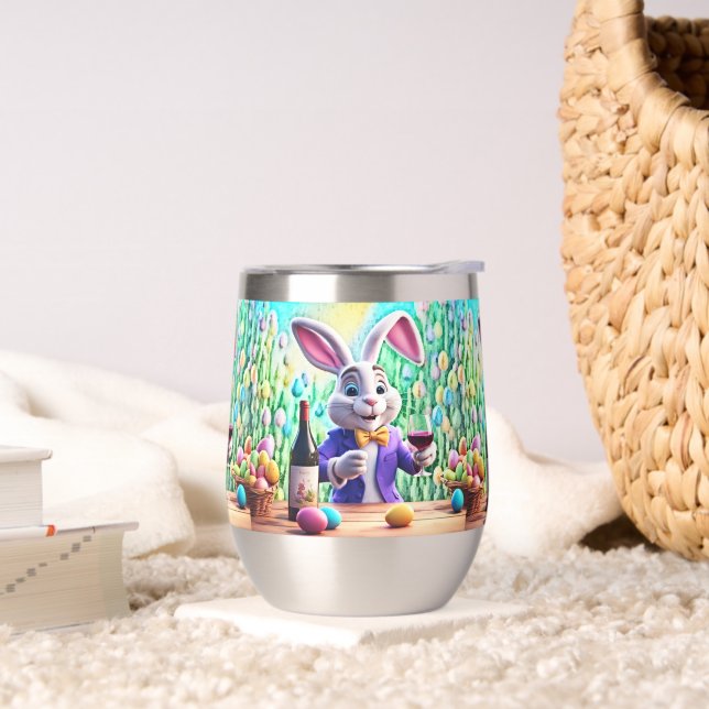Easter Bunny Wine Time (Living Room)