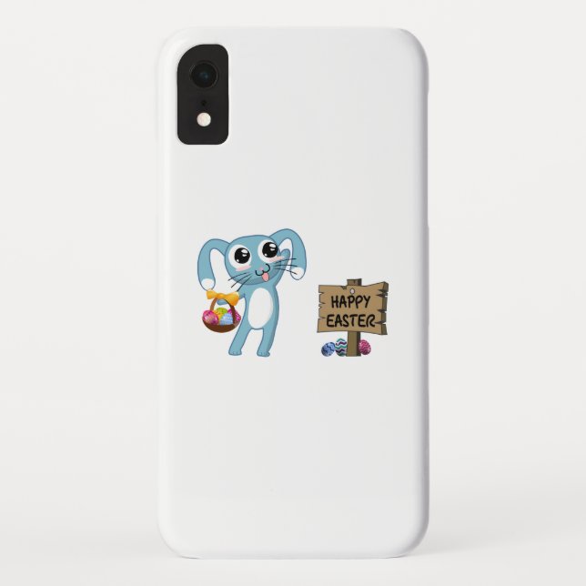 Easter Bunny wishes Happy Easter Case-Mate iPhone Case (Back)