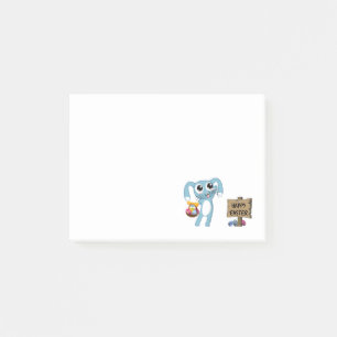 Easter Bunny wishes Happy Easter Post-it Notes