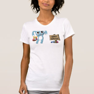 Easter Bunny wishes Happy Easter T-Shirt