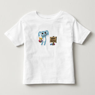 Easter Bunny wishes Happy Easter Toddler T-shirt