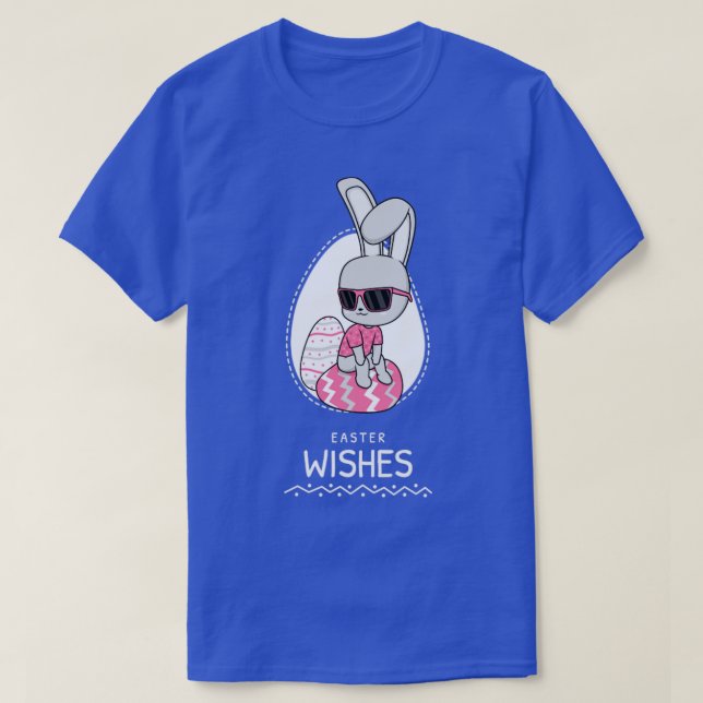 Easter Bunny Wishes T-Shirt (Design Front)