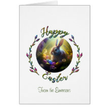 Easter Bunny With Egg Basket