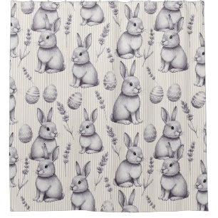 Easter Bunny with Eggs Spring Pastel Pattern (13)