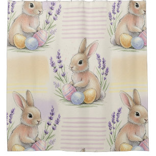 Easter Bunny with Eggs Spring Pastel Pattern (7)