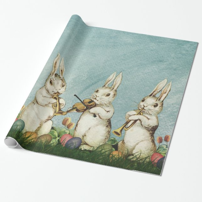 Easter Bunny  Wrapping Paper (Unrolled)
