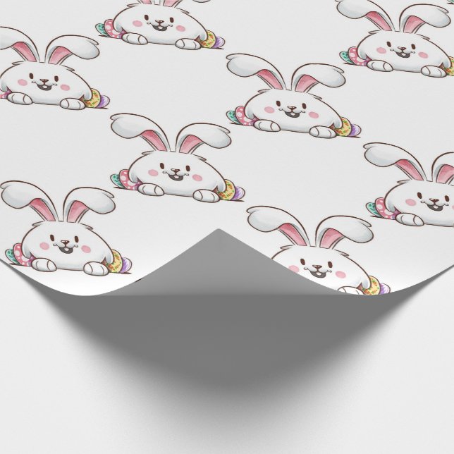 Easter Bunny  Wrapping Paper (Corner)