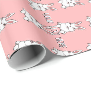Easter Bunny Wrapping Paper Personalized Paper
