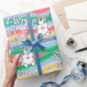 Easter Bunny Wrapping Paper Personalized Paper
