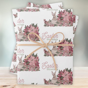 Easter Bunny Wrapping Paper Sheets