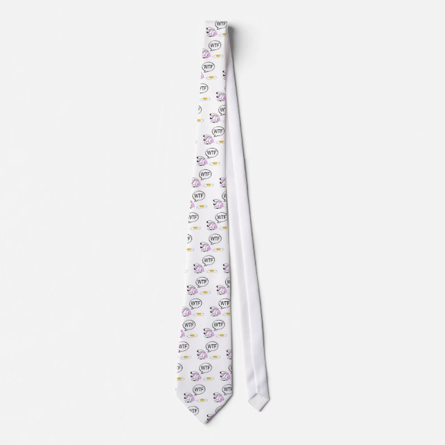 Easter Bunny WTF Tie (Front)