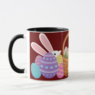 Easter bunny's and Egg Basket Mug
