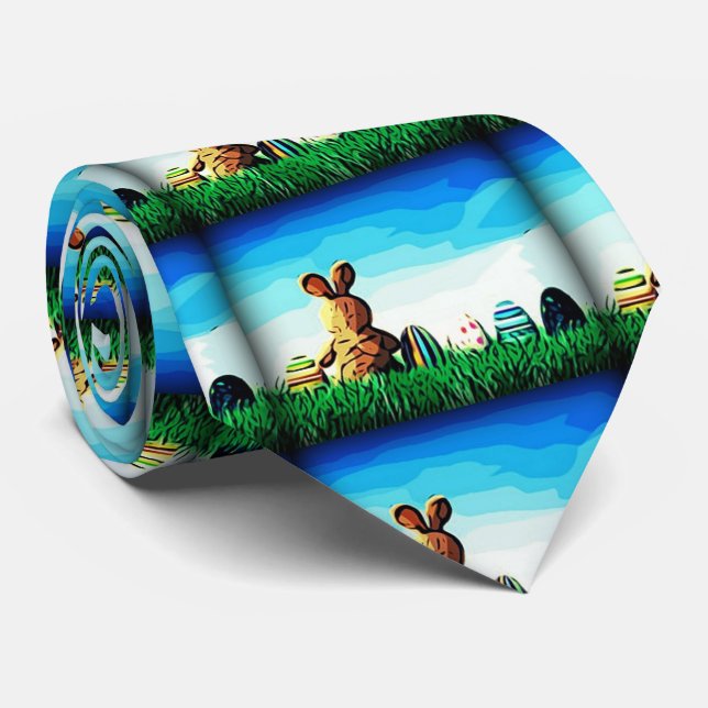 Easter Bunny's Break Tie (Rolled)