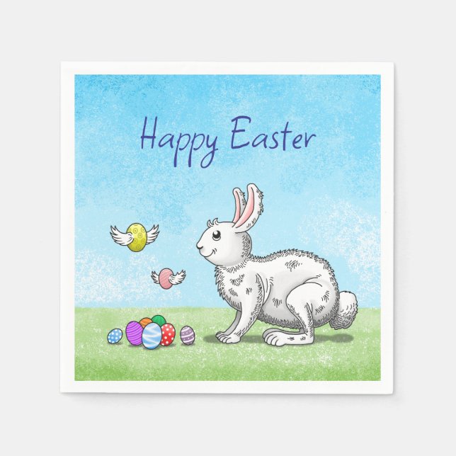 Easter Bunny's Egg Hunt Napkin (Front)