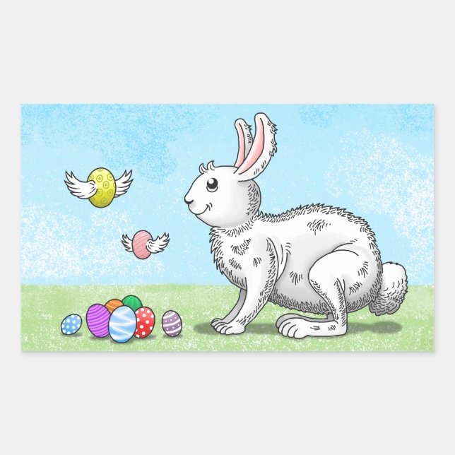 Easter Bunny's Egg Hunt Sticker (Front)