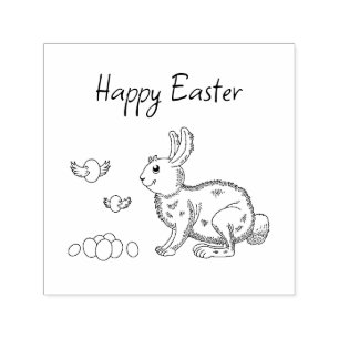 Easter Bunny's Self-inking Stamp