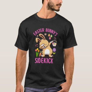 Easter Bunny's Sidekick Kids Brother Sister Dabbin T-Shirt