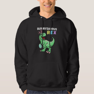 Easter Bunnysaurus Rex Cool Trex Easter Dinosaur B Hoodie