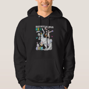 Easter Bunnysaurus Rex Cool Trex Easter Dinosaur B Hoodie