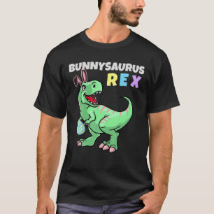 Easter Bunnysaurus Rex Easter Dinosaur Bunny Kids T-Shirt