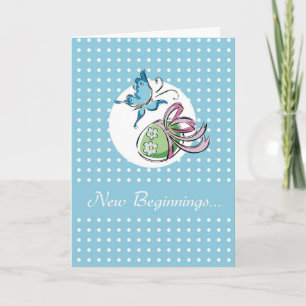 Easter Butterfly New Beginnings Holiday Card