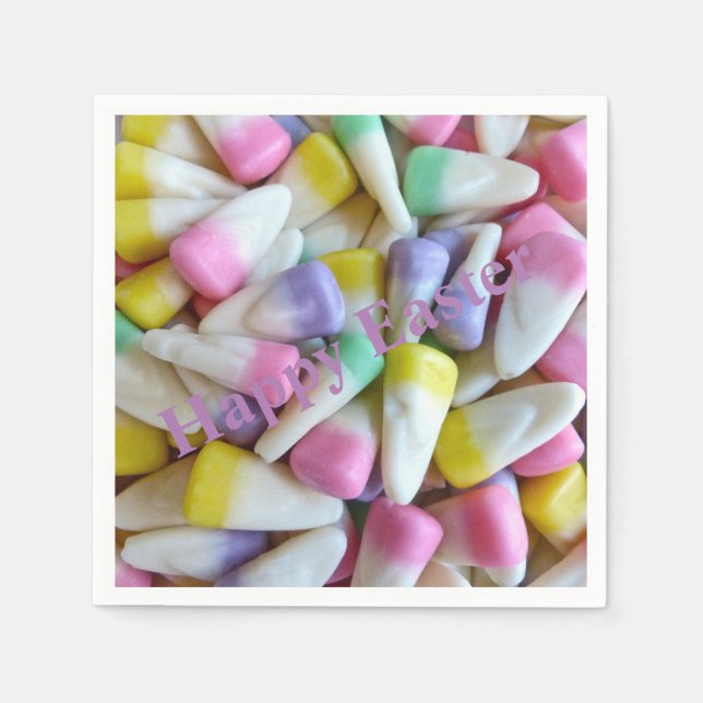 Easter Candy Corn Napkin (Front)