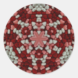 EASTER Candy Hearts ~ Classic Round Sticker
